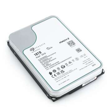 Seagate Exos 18TB HDD - 7200RPM 256MB Cache Renewed