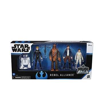 STAR WARS Celebration Saga 5-Pack Rebel Alliance Action Figures for Kids