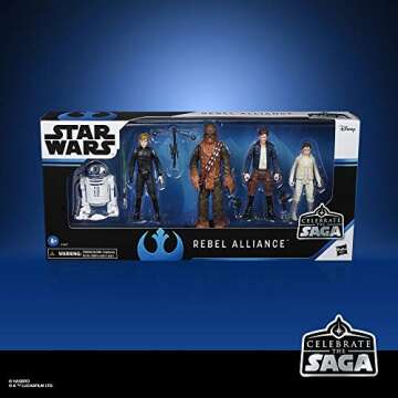 STAR WARS Rebel Alliance 5-Pack Action Figures for Kids