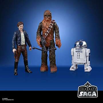 STAR WARS Rebel Alliance 5-Pack Action Figures for Kids