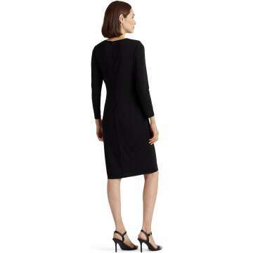 Lauren Ralph Lauren Women's Jersey 3/4 Sleeve Dress