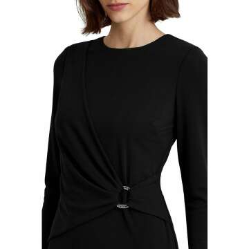 Lauren Ralph Lauren Women's Jersey 3/4 Sleeve Dress