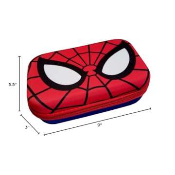 Innovative Designs Hard Shell Molded Zippered Pencil/Storage Case (Spider-Man)