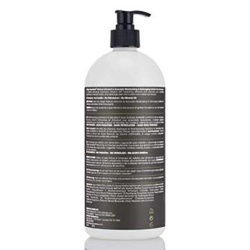 Design Essentials Moisturizing and Detangling Sulfate Free Shampoo, Almond and Avocado Collection, 32 Ounces