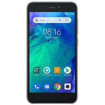 Xiaomi Redmi GO (8GB + 16GB MicroSD) 5" Display, Snapdragon 425, Global 4G LTE Dual SIM GSM Factory Unlocked - International Model (Blue)