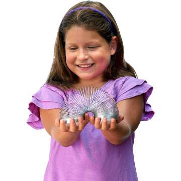 Classic Metal Slinky Walking Spring Toy for Kids