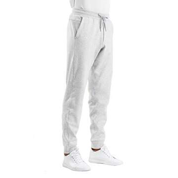 THE GYM PEOPLE Men's Fleece Joggers Pants with Deep Pockets Athletic Loose-fit Sweatpants for Workout, Running, Training