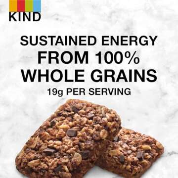 KIND Breakfast, Healthy Snack Bar, Dark Chocolate Cocoa, Gluten Free Breakfast Bars, 8g Protein, 1.76 OZ Packs (6 Count)