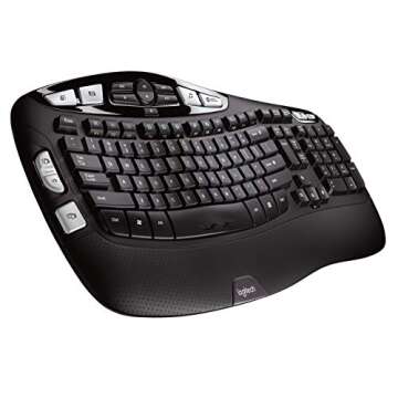 Logitech K350 Wireless Keyboard, Renewed Quality