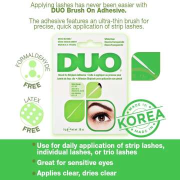 DUO Brush-On Lash Adhesive - Vitamins A, C & E