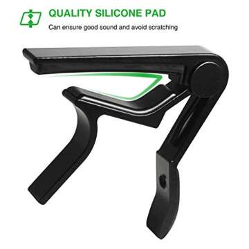 Guitar Capo for Acoustic & Electric Guitars - Black