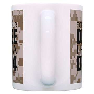 ThisWear Military Retirement Gift Forget Your Degree I Have a DD-214 Veteran Gift 11oz Ceramic Coffee Mug Camo