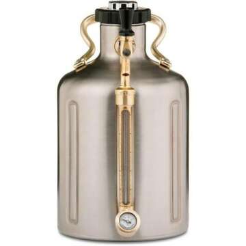 uKeg Carbonated Growler 128 oz - Perfect Gift for Beer Lovers