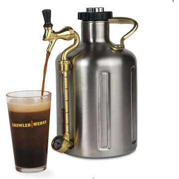 uKeg Carbonated Growler 128 oz - Perfect Gift for Beer Lovers