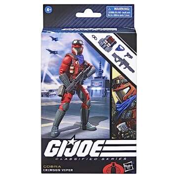 G.I. Joe Classified Series Crimson Viper, Troop-Building G.I. Joe Action Figure, 85, 6 inch Action Figures for Boys & Girls, with 5 Accessories