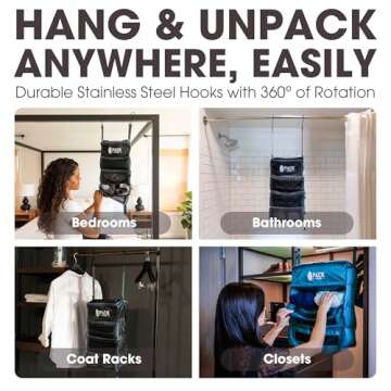 Pack Gear Hanging Carry-On Organizer - Travel Essential