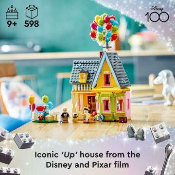 LEGO Disney Pixar Up House Building Toy for Ages 9+