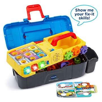 Interactive VTech Drill and Learn Toolbox for Fun Learning