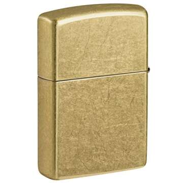 Zippo Street Brass Classic Pocket Lighter