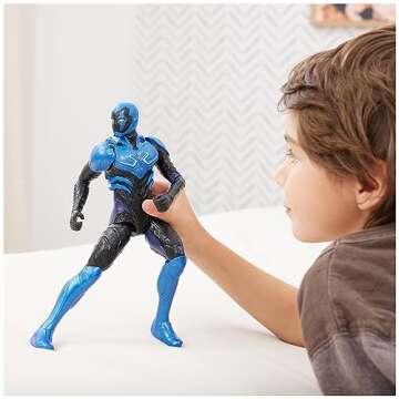 12-Inch Blue Beetle Action Figure for Collectors