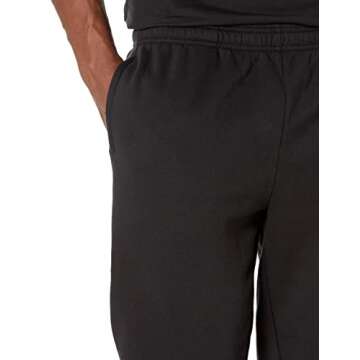 Amazon Essentials Men's Fleece Jogger Pant, Black, X-Small