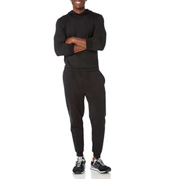 Amazon Essentials Men's Fleece Jogger Pant, Black, X-Small