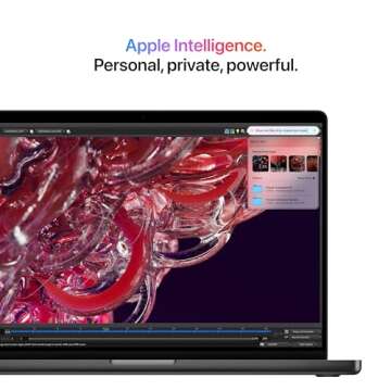 Apple 2024 MacBook Pro Laptop with M4 chip with 10‑core CPU and 10‑core GPU: Built for Apple Intelligence, 14.2-inch Liquid Retina XDR Display, 16GB Unified Memory, 512GB SSD Storage; Space Black