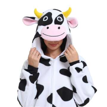 NAITOKE Adult Animal Onesie Costume for Halloween & Cosplay