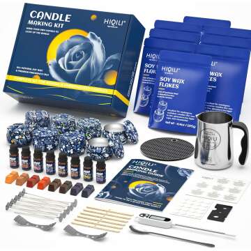 HIQILI Candle Making Kit - Perfect Christmas Gift for All Ages