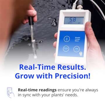 Bluelab Combo Meter - pH, Temp & EC Tester for Plants