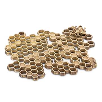 ABBOTT COLLECTION Honeycomb Bee Trivet 8.5 inch, 1 EA