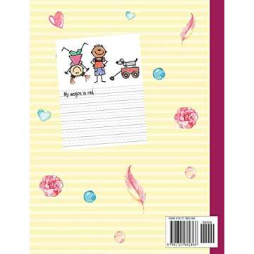 Mermaid Cari Primary Story Journal Composition Book: Grade Level K-2 Draw and Write, Dotted Midline Creative Picture Notebook Early Childhood to Kindergarten (Fantasy Ocean Watercolor Series)