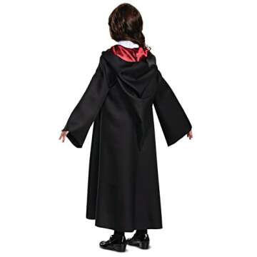 Hermione Granger Girls Costume, Deluxe Official Harry Potter Wizarding World Costume, Kids Size (3T-4T)