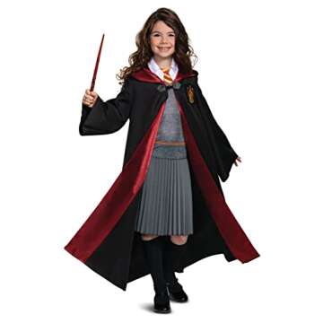 Hermione Granger Girls Costume, Deluxe Official Harry Potter Wizarding World Costume, Kids Size (3T-4T)