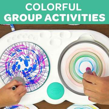 Crayola Spin & Spiral Art Station for Kids' Creativity