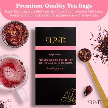 Gourmet Earl Grey Pyramid Tea Bag Gift Set – 84 Count