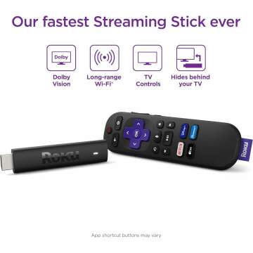 Roku Streaming Stick 4K - Mobile 4K Streaming Made Easy