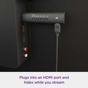 Roku Streaming Stick 4K - Mobile 4K Streaming Made Easy