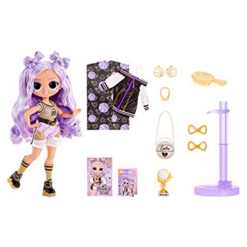 L.O.L. Surprise! OMG Sports Fashion Doll Sparkle Star with 20 Surprises Including GoSporty-Chic Fashion Outfit and Accessories, Holiday Toy Playset, Great Gift for Kids Girls Boys 4 5 6+ Years