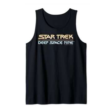 Star Trek DS9 Deep Space Nine Chrome Logo Tank Top