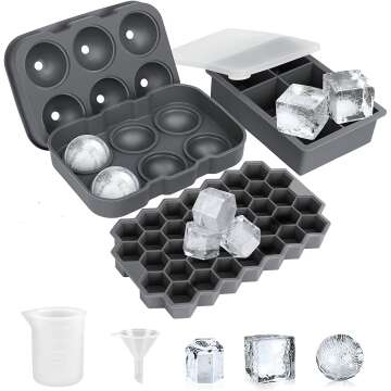 Silicone Ice Trays 3-Pack