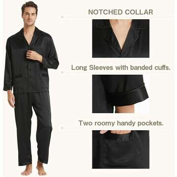 Luxury Men's Silk Pajamas Set
