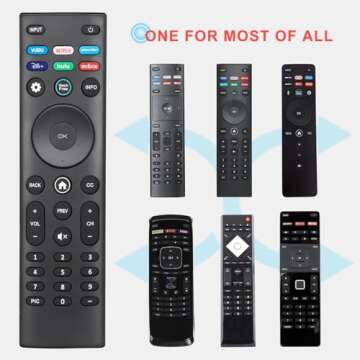 VIZIO Smart TV Universal Remote Control XRT140 53