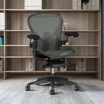 Herman Miller Aeron Ergonomic Chair - Size B, Graphite