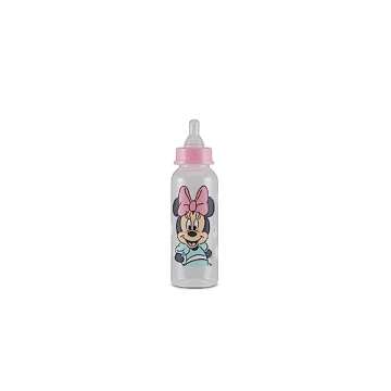 Baby Bottles 9 oz for Boys and Girls| 6 Pack of Disney "Minnie Mouse Pose" Infant Bottles for Newborns and All Babies | BPA-Free Plastic Baby Bottle for Baby Shower