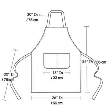 MORNITE Art Aprons for Painting Pottery Ceramics, Artist Apron Smock Mens Women Teaching Cooking Waterproof Green