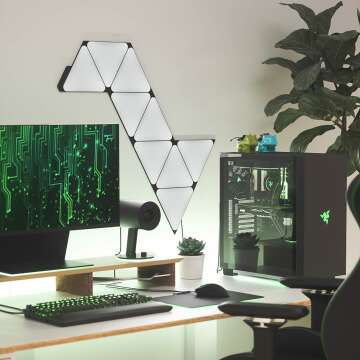 Smart RGBW LED Wall Lights - Nanoleaf Shapes Kit