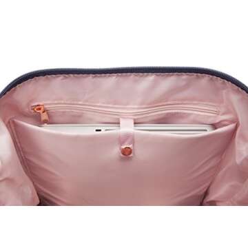 Sarah Wells Lizzy Breast Pump Bag - Compatible with Spectra, Medela, and More - Insulated Cooler Pocket (Le Floral)