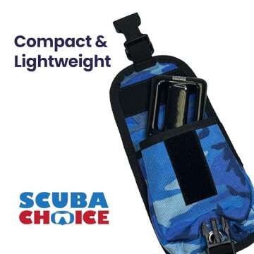 Scuba Choice Vinyl Coated Diving Weights - Black (3.4 lb) Compact & Durable, Precision Buoyancy Control, Enhanced Stability, Ideal for Weight Belts, Freediving, Spearfishing, Diving