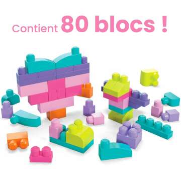 Mega Bloks First Builders Set - 80 Toddler Blocks